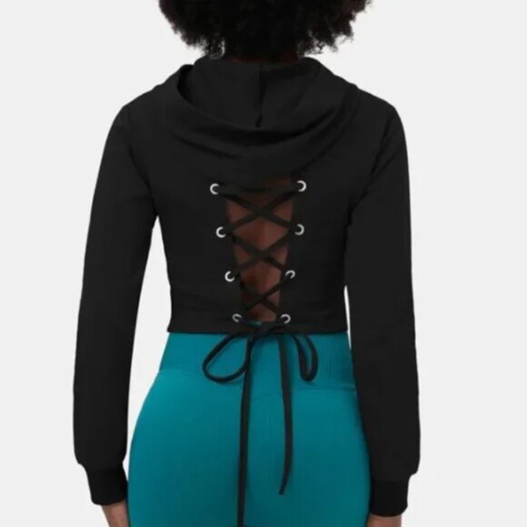 HALARA HOODIE LACE UP BACK SIZE MEDIUM - Picture 1 of 5